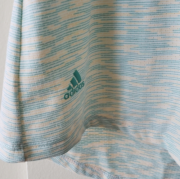 Adidas Women's Space Dye Golf Polo Shirt - Picture 3 of 4